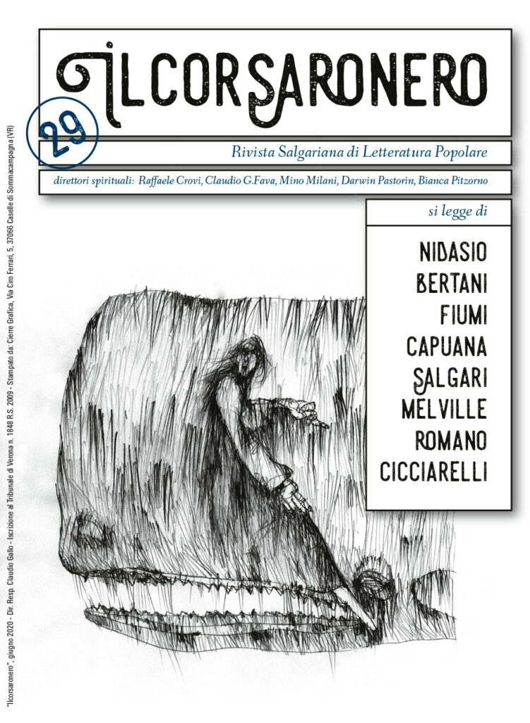 Ilcorsaronero. Rivista salgariana di letteratura popolare, copertina numero 29