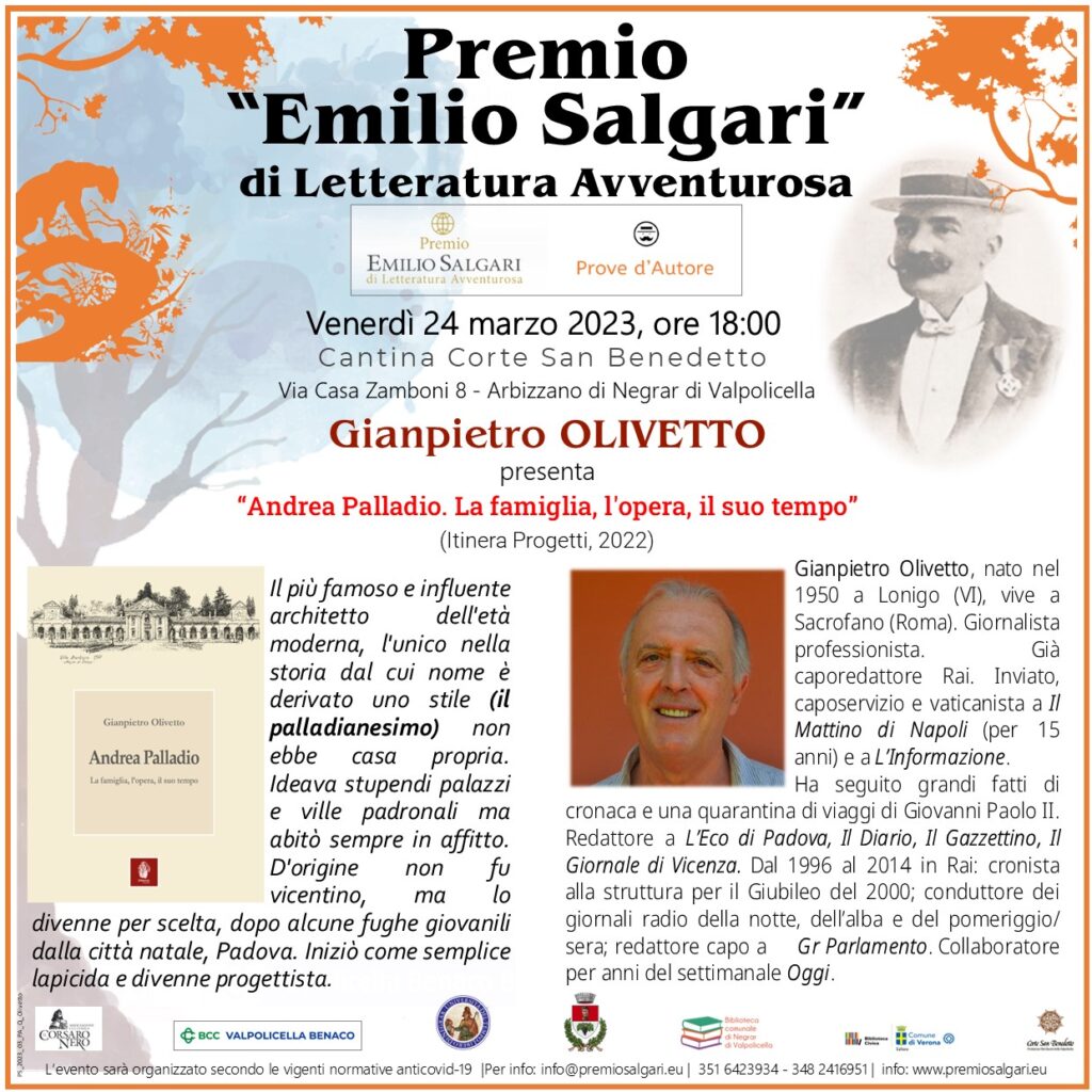 Gianpietro Olivetto presenta il suo libro su Andrea Palladio