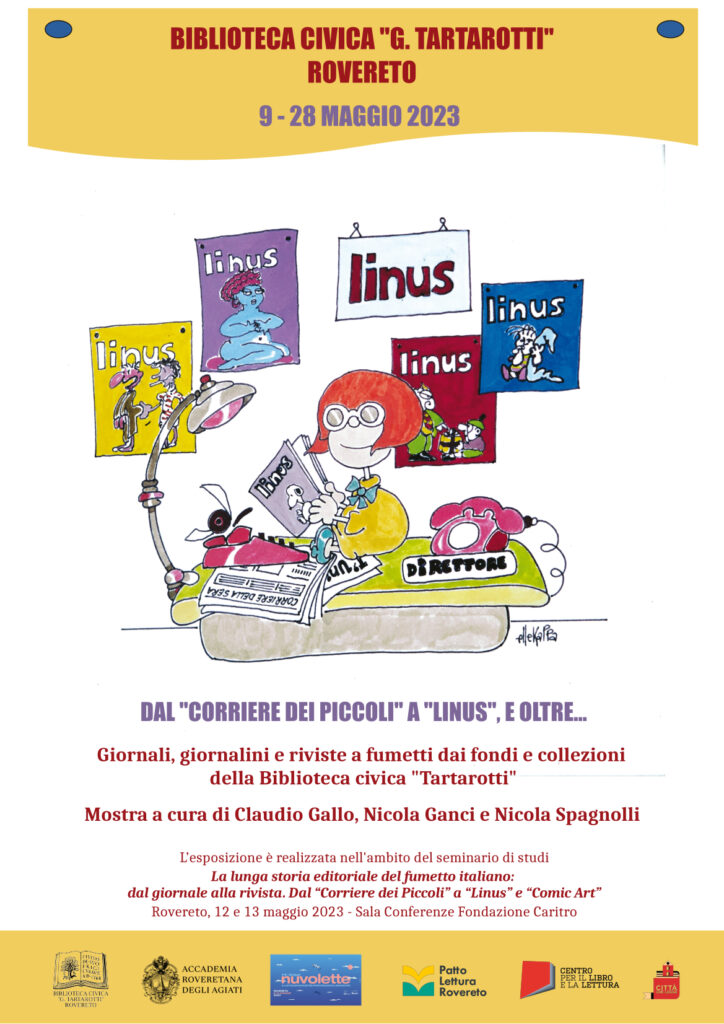 La lunga storia editoriale del fumetto italiano, Convegno di studi 12-13 maggio 2023 a Rovereto